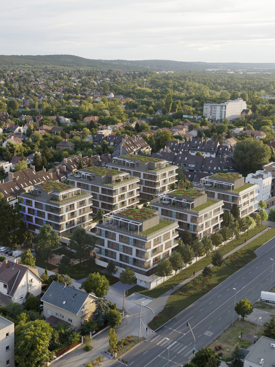 Közel nulla rezsijű, okos otthonokat rejt az Andor Liget